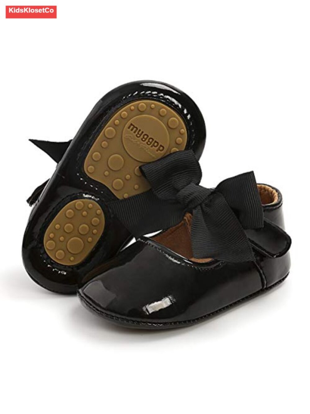 Baby Girls Mary Jane Flats Anti-Slip Rubber Sole Infant Toddler Princess Shoes